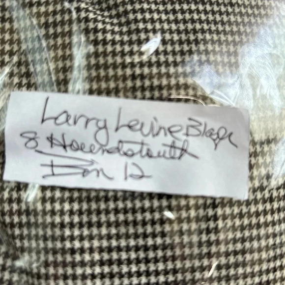 Women’s Size 8 Blazer Black White Houndstooth Career Preppy Bow Pockets Coquette - Picture 14 of 15